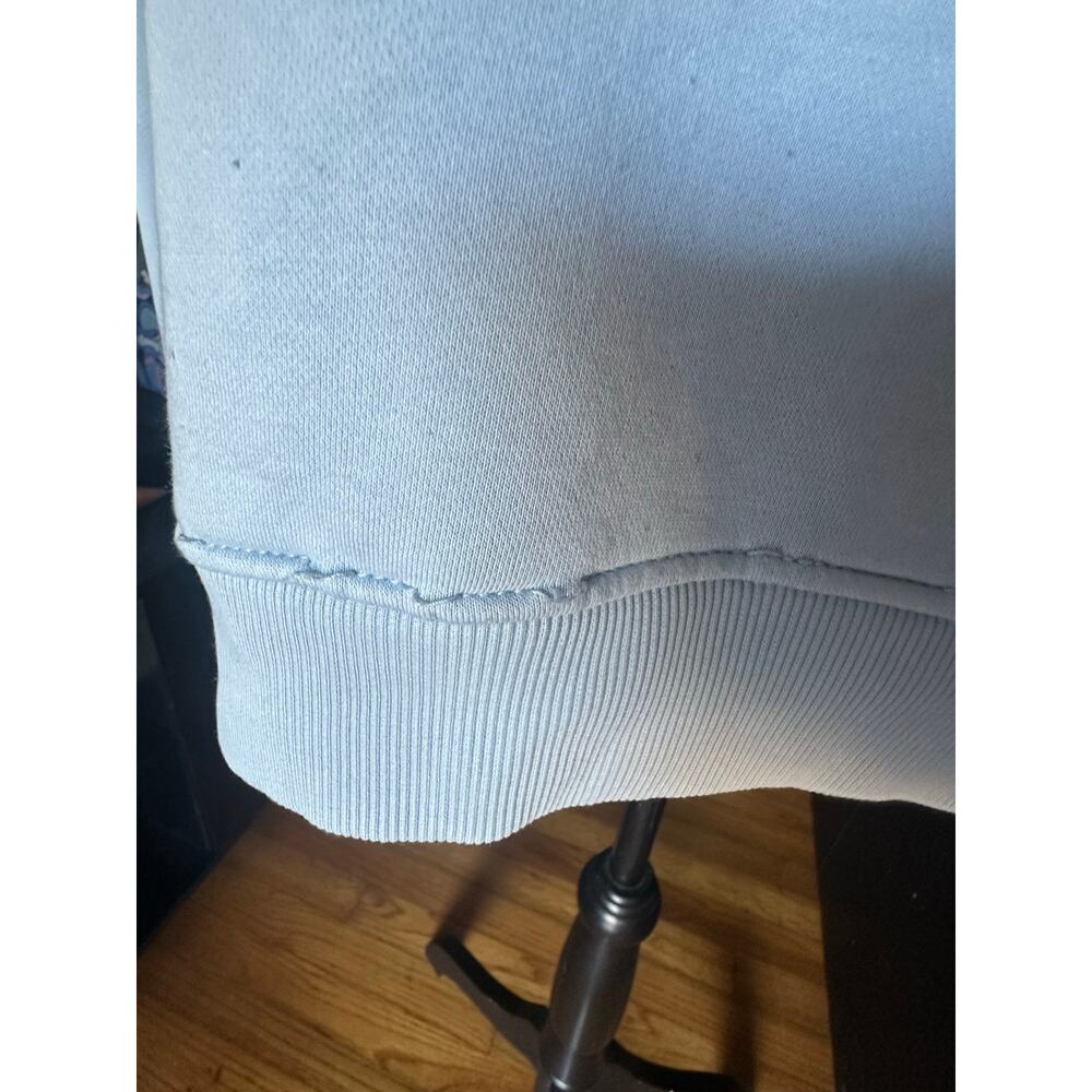 Carhartt Light Blue Graphic Hoodie Womens L Relaxed Fit Streetwear Style - Picture 11 of 13